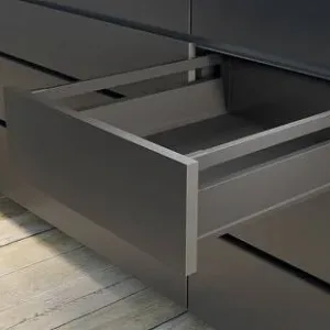 Выдвижной ящик Модерн Бокс PRO средний H-135 мм антрацит (350)