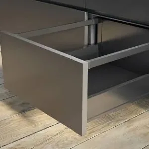 Выдвижной ящик Модерн Бокс PRO высокий H-199 мм антрацит (500)