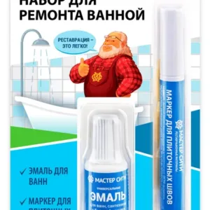 Набор для ремонта ванной белый