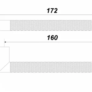 Мебельная ручка EROS RS286BSN/MBSN.4/160
