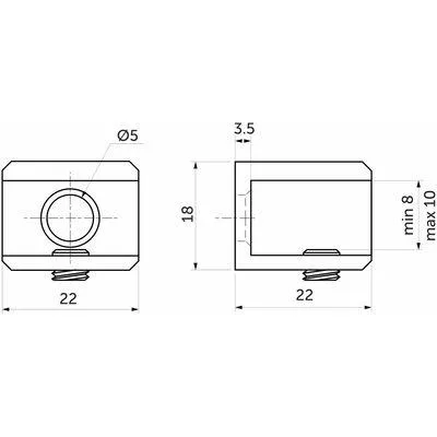 Крепление для стекла AK104 8–10 мм чёрный LEMAX — купить в Минске, в Беларуси Крепление для стекла AK104 8–10 мм чёрный LEMAX — купить в Минске, в Беларуси