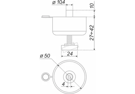 Подпятник N310