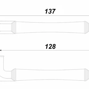 Мебельная ручка MASTER RS446EAB.4/128