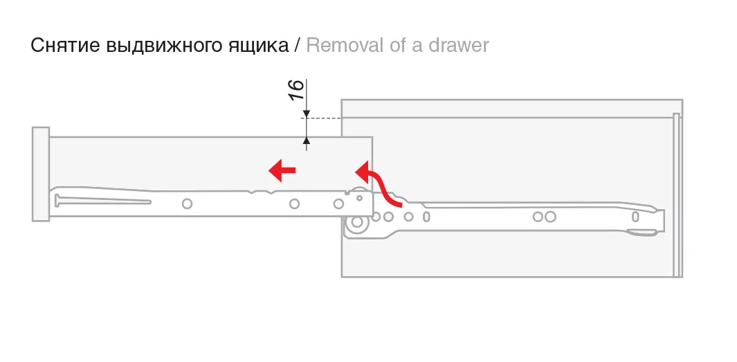 Системы выдвижения DS 01Br.1/500