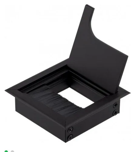 Пропуск для кабеля GTV MERIDA 80*80 металл черный