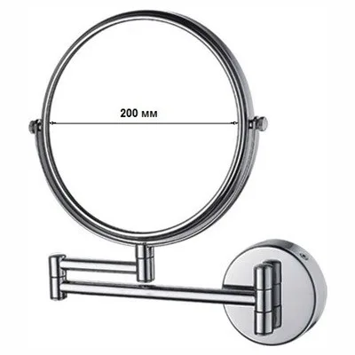Зеркало поворотное д.200 мм 3-х кратное увеличение Ledeme L6108