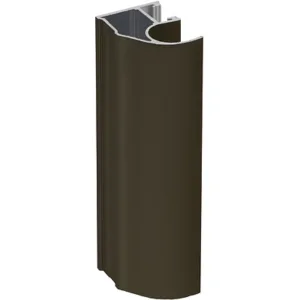 Профиль СЕНАТОР SENATOR вертикальный открытый 5,3 метра (коньяк)