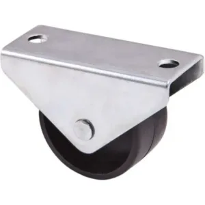 Ролик прямоходящий д.25 Н28 мм черный