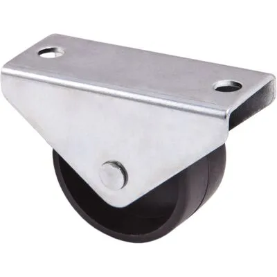 Ролик прямоходящий д.25 Н28 мм черный