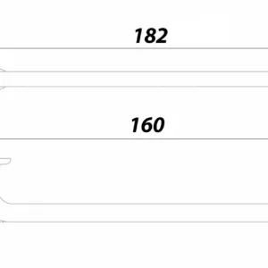 Мебельная ручка ICELINE RS294BAZ.4/160