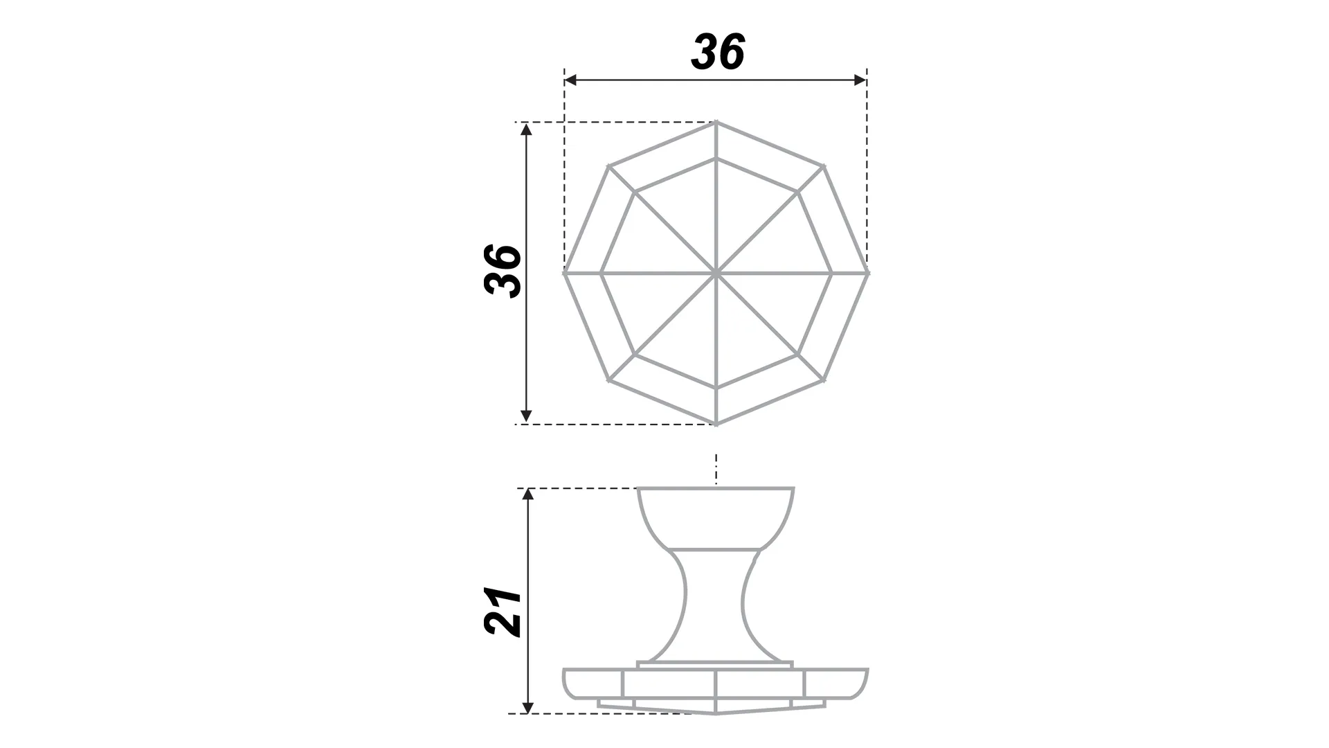Мебельная ручка RC016CP.4