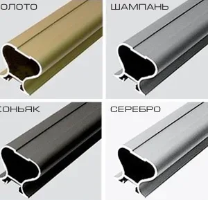 Профиль СЕНАТОР SENATOR вертикальный закрытый 5,3 метра (белый глянец)