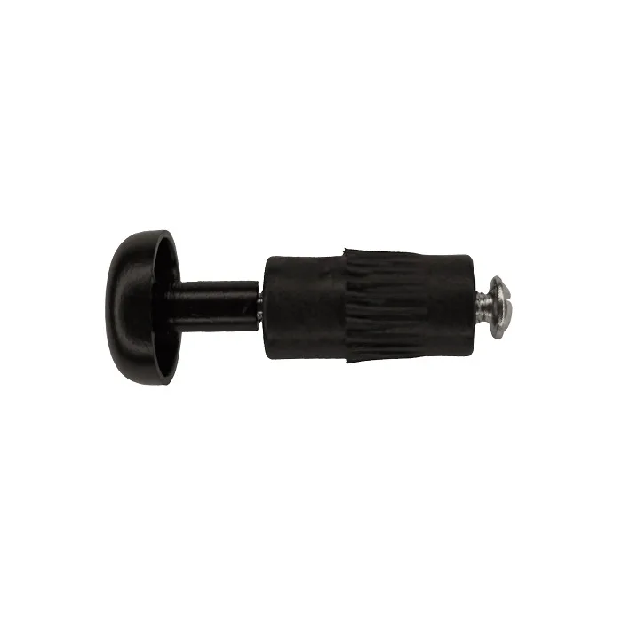 Заглушка рейлинга модерн черная