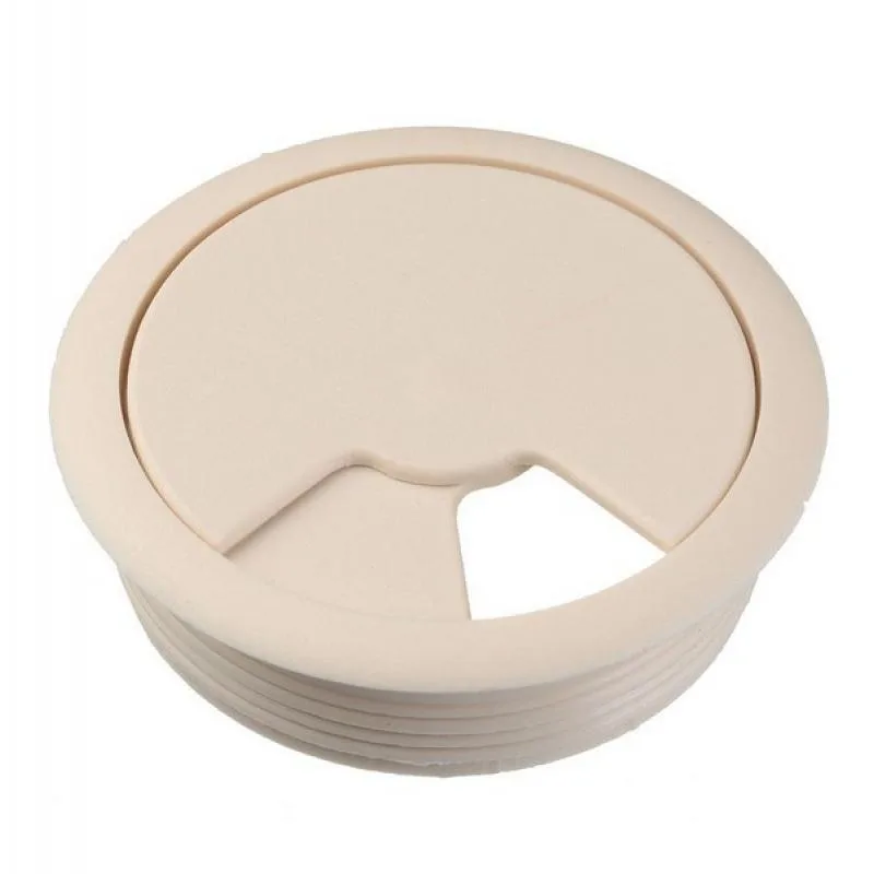 Пропуск для проводов пластик д. 60 крем изображение пропуска для проводов