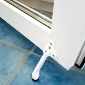 Упор дверной "козья ножка" белый