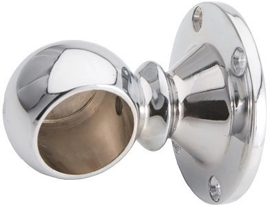 993 Держатель дистанционный концевой трубы д.25 ТН-85-25 хром