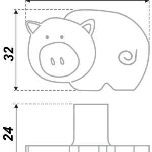 Мебельная ручка RC515PN.4