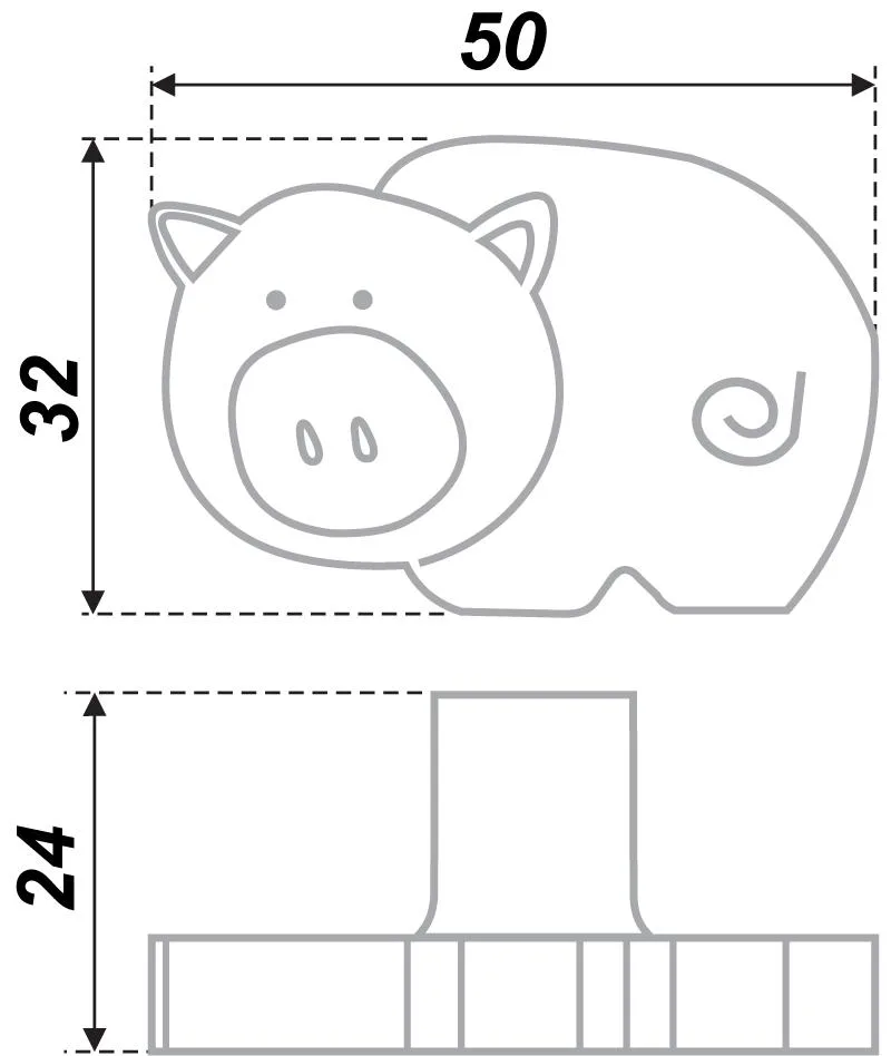 Мебельная ручка RC515PN.4
