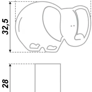 Мебельная ручка RC510Br.4