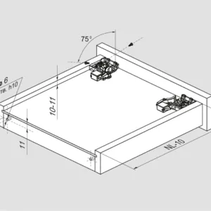Системы выдвижения DB4462Zn/250