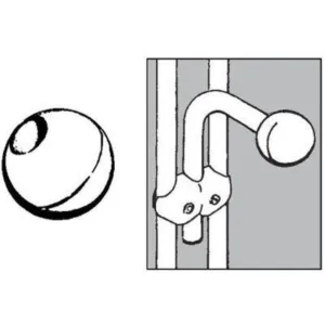 509 R23 Заглушка шар д.25