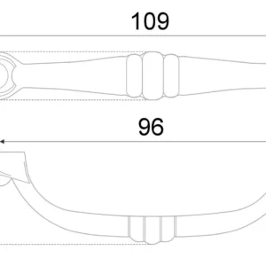 Мебельная ручка BARSA RS081CP.3/96