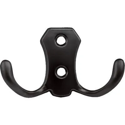 крючок для одежды WP89 чёрный; изображение чёрного крючка для одежды;