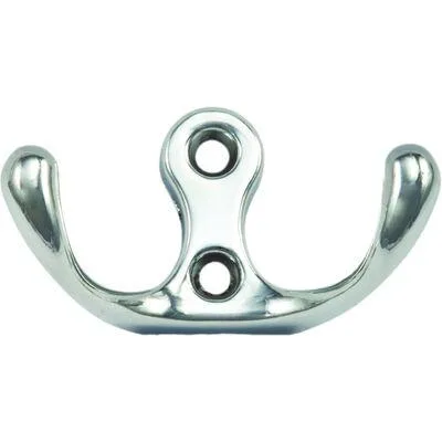 Крючок для одежды WP1904 хром. Изображение крючка для одежды WP1904 в хромированном исполнении