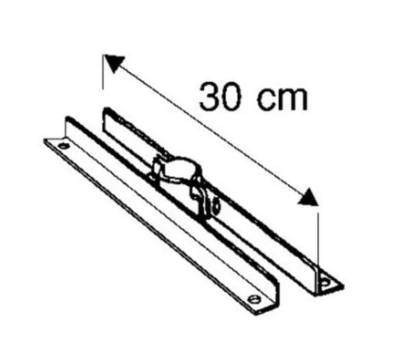Полка, закреплённая с помощью держателя 533 R-68. Пример использования держателя