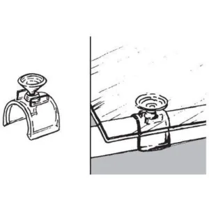 538 R19 Держатель д.25 с присоской