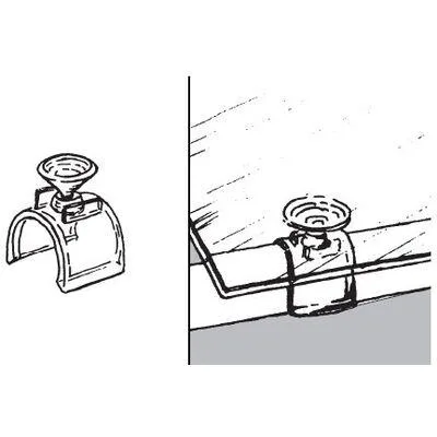 Держатель для трубы с присоской |