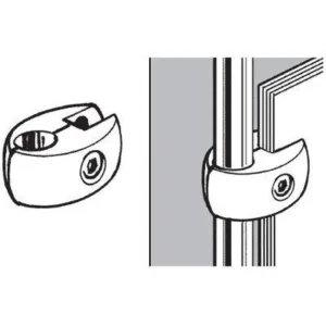 550 R7 Соединитель одинарный для дсп или стекла