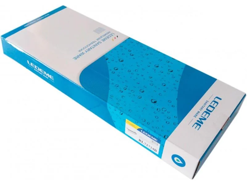 Полка для ванной Ledeme L71724B в упаковке (изображение 2). Коробка с полкой для ванной Ledeme L71724B