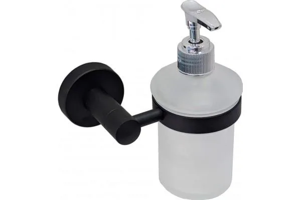 Дозатор для мыла LEDEME L71727B изображение дозатора для мыла LEDEME L71727B чёрного цвета|