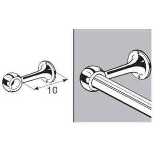571 R50A Держатель дистанционный глухой д.25
