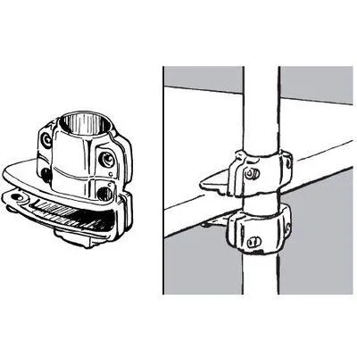 Держатель установлен на полку