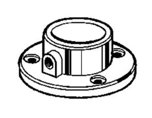 установка фланца фланец с крепежом |