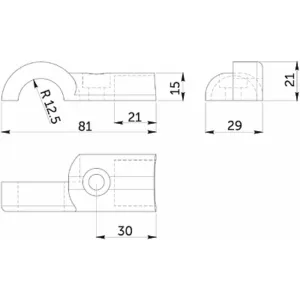 561 R43 Соединитель трех труб д.25