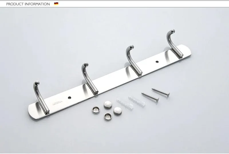 Настенное размещение крючков для ванной Ledeme. Крючки на стене