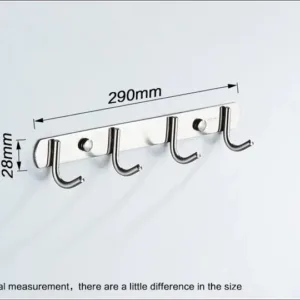 Крючки для ванной Ledeme L70201-4 нержавеющая сталь