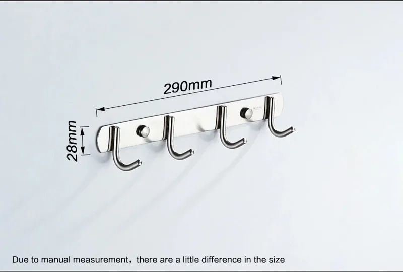 Крючки для ванной Ledeme L70201-4 нержавеющая сталь