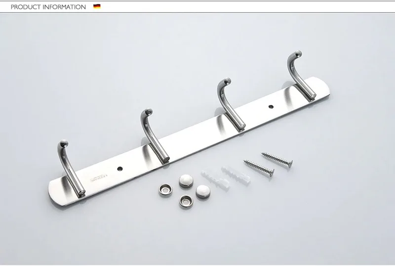 Крючки для ванной Ledeme L70201-4 нержавеющая сталь