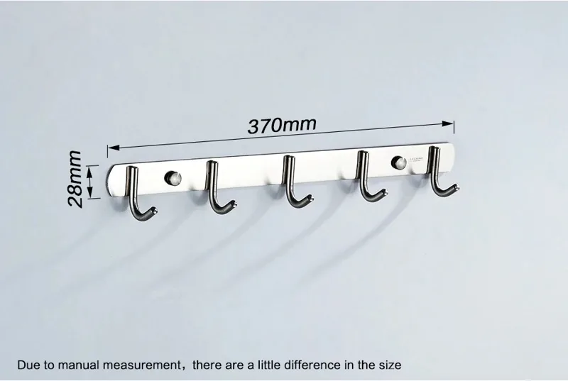 Крючки для ванной Ledeme L70201-5 нержавеющая сталь