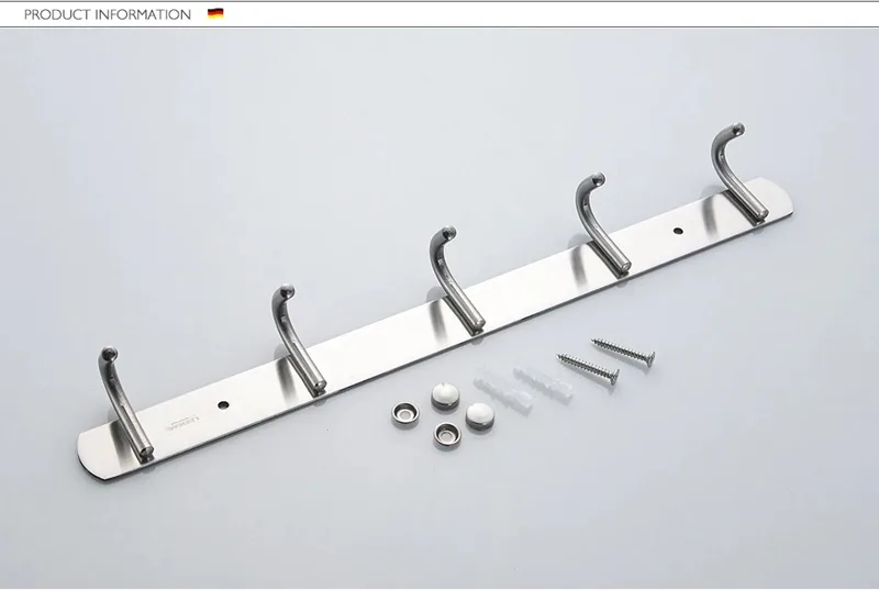 Крючки для ванной Ledeme L70201-5 нержавеющая сталь