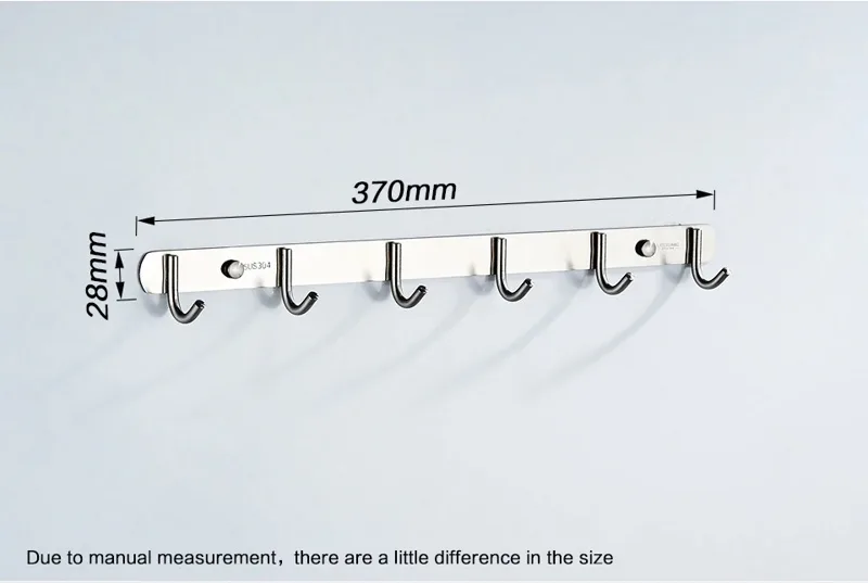 Крючки для ванной Ledeme L70201-6 нержавеющая сталь