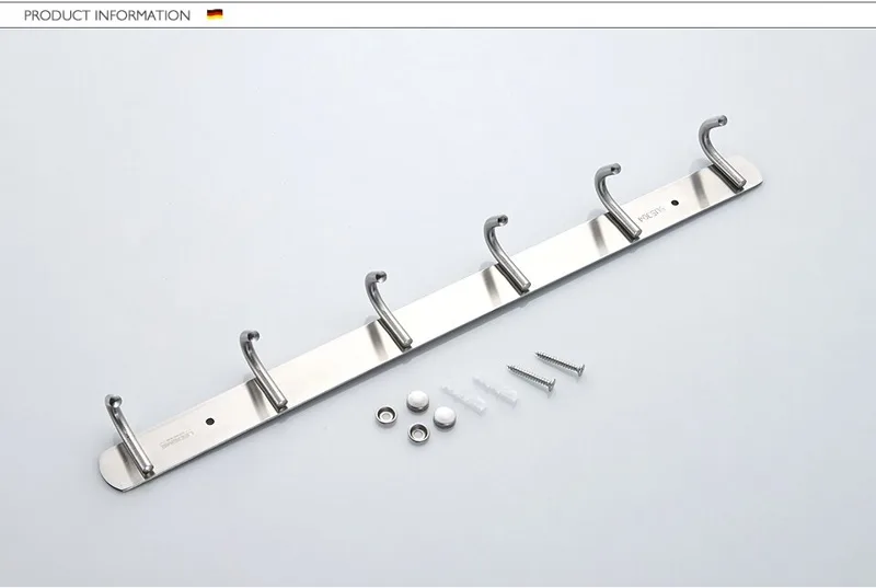 Крючки для ванной Ledeme L70201-6 нержавеющая сталь