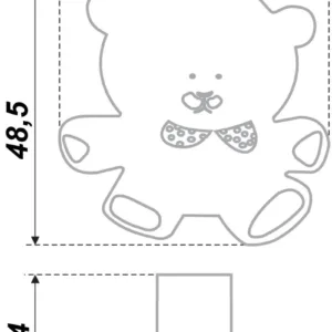 Мебельная ручка RC512GR.4