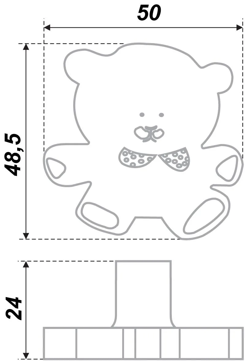 Мебельная ручка RC512GR.4