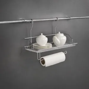 Корзина полка+бумага CWJ220 хром