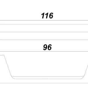 Мебельная ручка STEP RS196CP.4/96